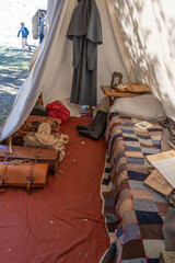 Miner's Tent, Gold Rush Reenactment, Coloma