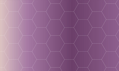Abstract Hexagonal Background Pattern with Purple Gradient for Modern Designs
