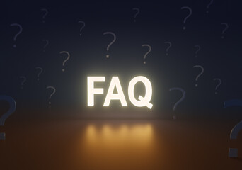 Glowing FAQ Amidst Questions