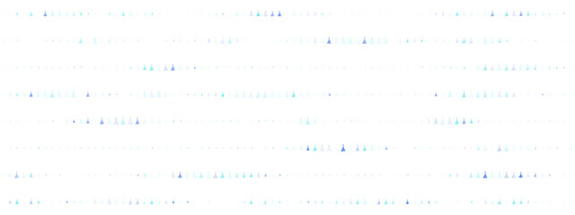 Abstract digital pattern with glowing blue and green triangles on a dark background, representing technology and data flow in a futuristic design.