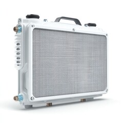 Naklejka premium car_radiator, auto_radiator, vehicle_radiator, cooling_system, engine_cooling