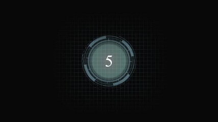 Hud interface countdown animation sci fi number seven digital clock 4k motion graphics. Hud interface countdown animation sci fi number seven digital clock 4k motion graphics. - Powered by Adobe