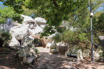 Fototapeta premium La Plata Bosque Park Grotto Entrance Argentina Urban Nature
