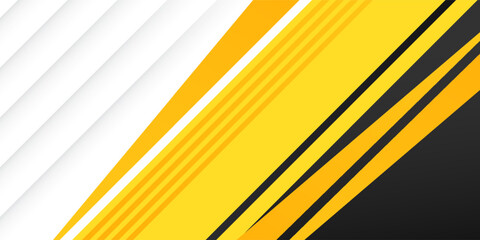 template corporate concept yellow black grey and white contrast background. Vector graphic design illustration, copy space
