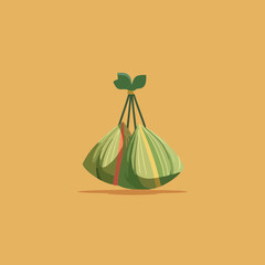 Cultural rice cake art vector