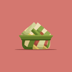 Bamboo leaf pack food icon
