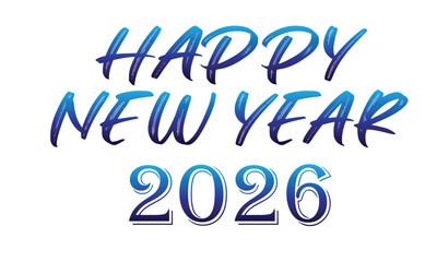 Festive happy new year greeting design with colorful elements eps