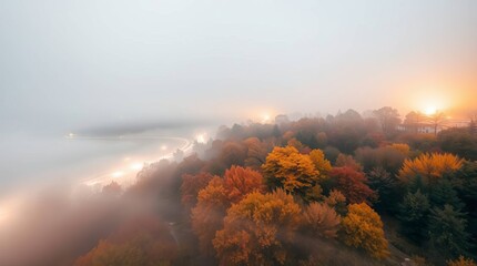 sunrise in the mountains