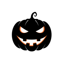 Spooky glowing jack o lantern pumpkin halloween decoration spooky glow autumn holiday