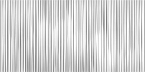 Corrugated polycarbonate plastic wall. Glass pattern background abstract gradient line 3D effect with ribbed silver texture. Luxury modern overlay for architecture, bathroom, office, cosmetic podium.