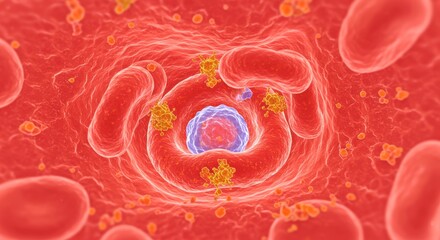 x-default Immune Response with White Blood Cell Attacking