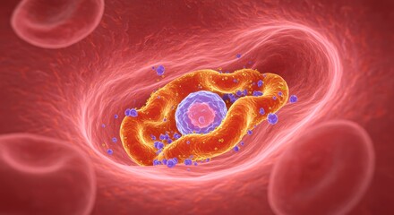 x-default Immune Response Illustration