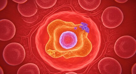 x-default Immune Cell Killing Cancer Cell