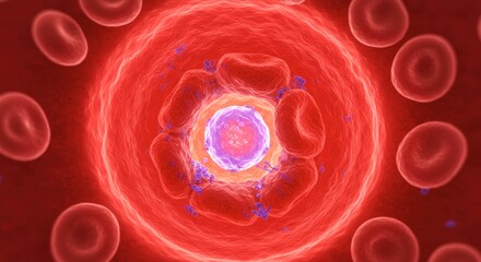 x-default Blood Cell Stream in Artery
