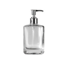  Minimalist clear glass pump bottle [Transparent Background PNG]