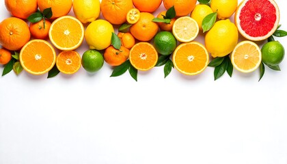 Citrus Fruits Variety - A Vibrant and Healthy Display of Freshness.