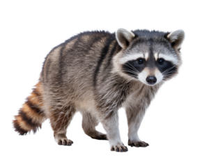 raccoon isolated on transparent background