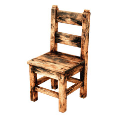Rustic Wooden Chair