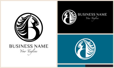 Horse logo design. (1)