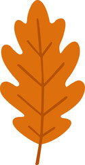Oak Leaf Graphic Illustration