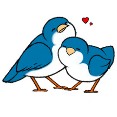 Blue Bird Loves