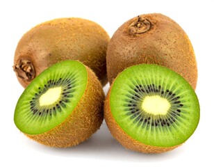 Obraz premium Vibrant Kiwi Fruit - A Close-Up of Freshness and Flavor.