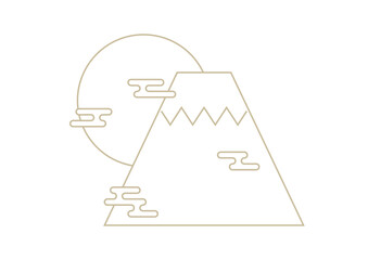 富士山のイラスト素材