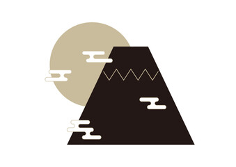 富士山のイラスト素材