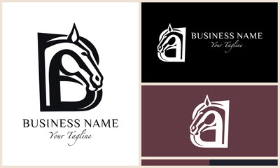 Horse Head Logo Design. (13)