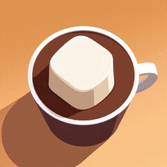 cup of coffee with chocolate