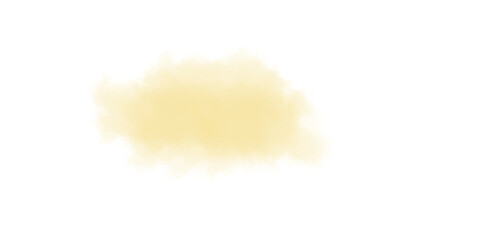 A blurry yellow cloud against a black background