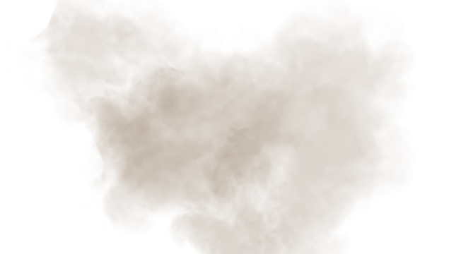 Close up of a brown fox face with green eyes in darkness