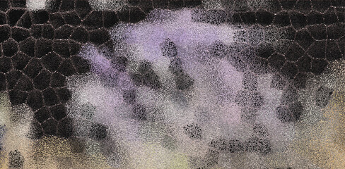 Abstract Black and Soft Purple Cellular Pattern Background