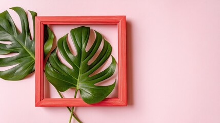 Red And Green Monstera