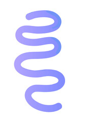abstract purple 3d spiral