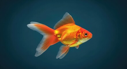 Goldfish pet fish aquarium fish orange fish underwater fish aquatic animal swimming fish fancy goldfish