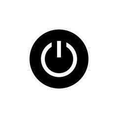 Power Button Icon for Device Control and Energy Switch
