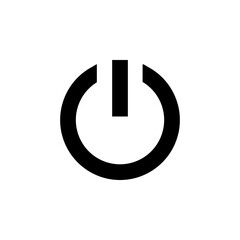 Power Button Icon for Device Control and Energy Switch