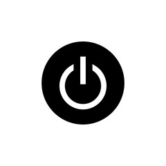 Power Button Icon for Device Control and Energy Switch