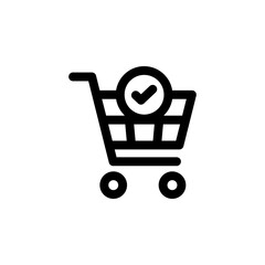 Checkout Icon for Online Shopping and Payment Process