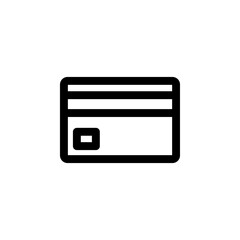 Credit Card Icon for Online Payment and Finance Transaction