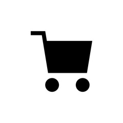 Shopping Cart Icon for Online Store and E-commerce Design