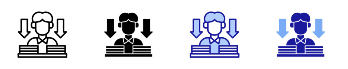 Burden  Icon Set Multiple Style Collection
