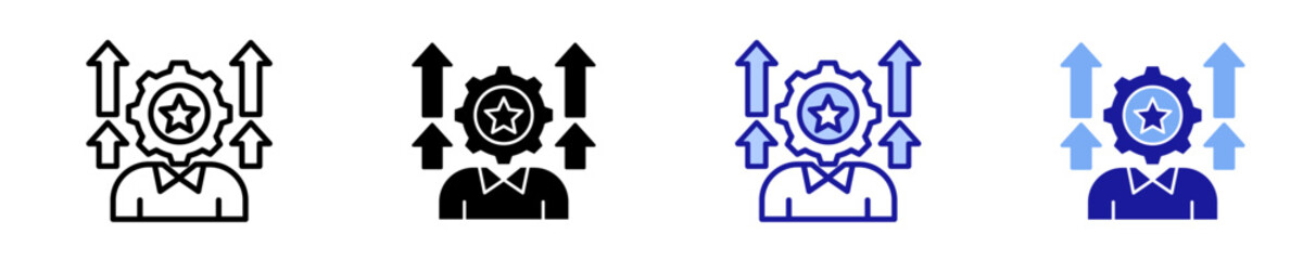 Ambition  Icon Set Multiple Style Collection
