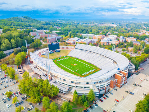 Scott Stadium is the home of the University of Virginia Cavaliers football team