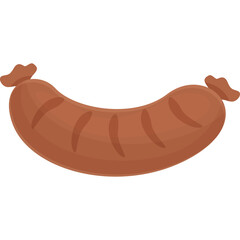 A Brown Sausage With A Transparent Background Ideal For Food Related Designs And Graphics