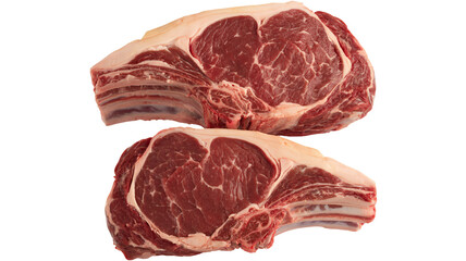 Fototapeta premium Prime rib roasts ready for holiday feasting and gourmet celebration