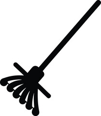 Mop with dripping water icon for cleaning and household services