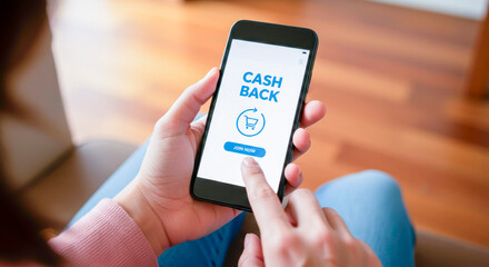 Mobile cashback: Finger confirmation of bonus accrual in the app