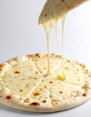 Delicious Cheese Naan - A Culinary Delight with Melting Cheese.